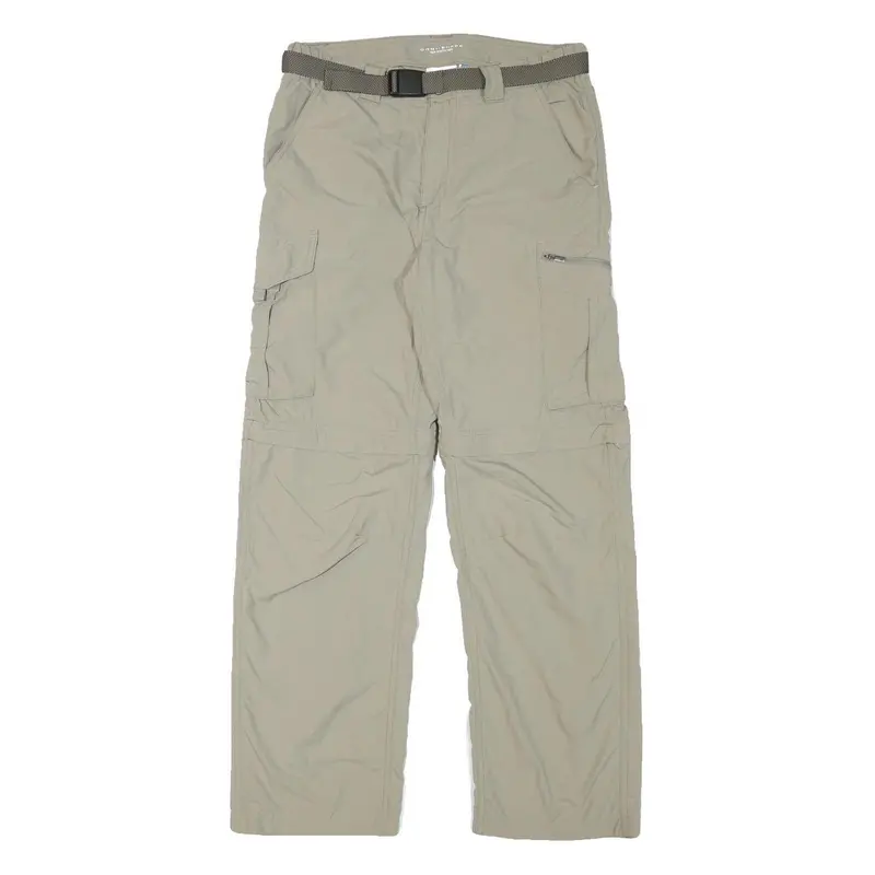 Columbia Mens Polyester Blend Beige Regular Fit Straight Leg Trousers W28 L28 1