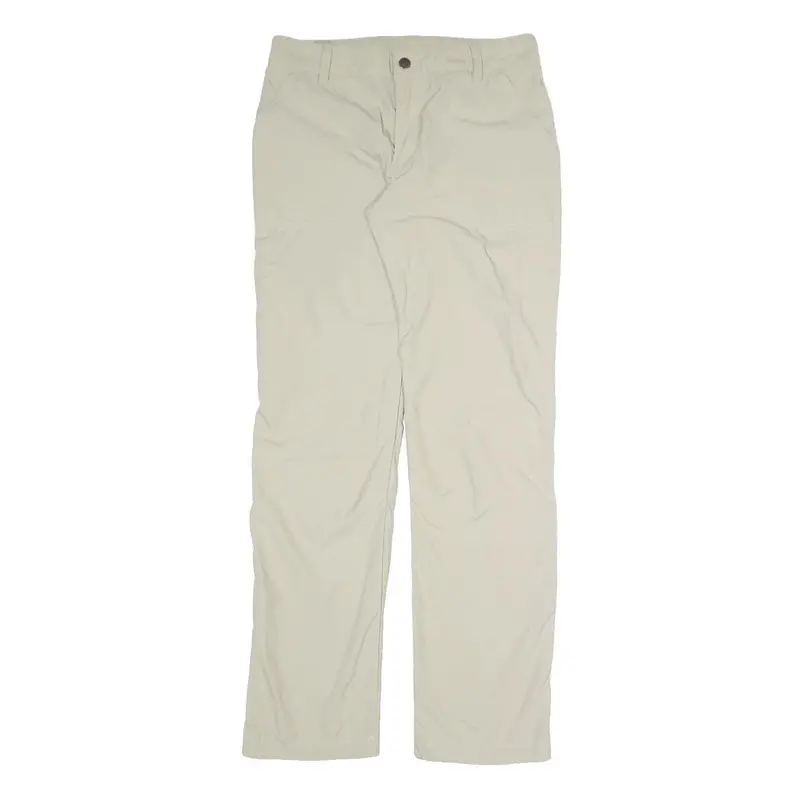 Columbia Womens Beige Polyester Blend Regular Straight Trousers W30 L32 Outdoor 1