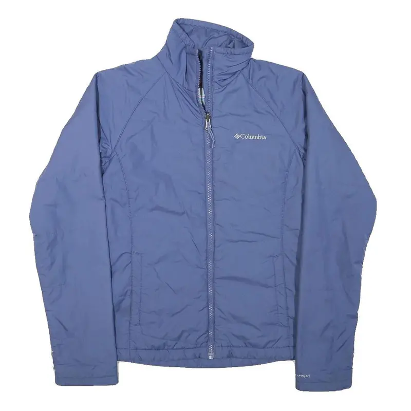 Columbia Womens Blue Jacket Xs Polyester Blend Plain Zip Outdoor Warm Activewear 1