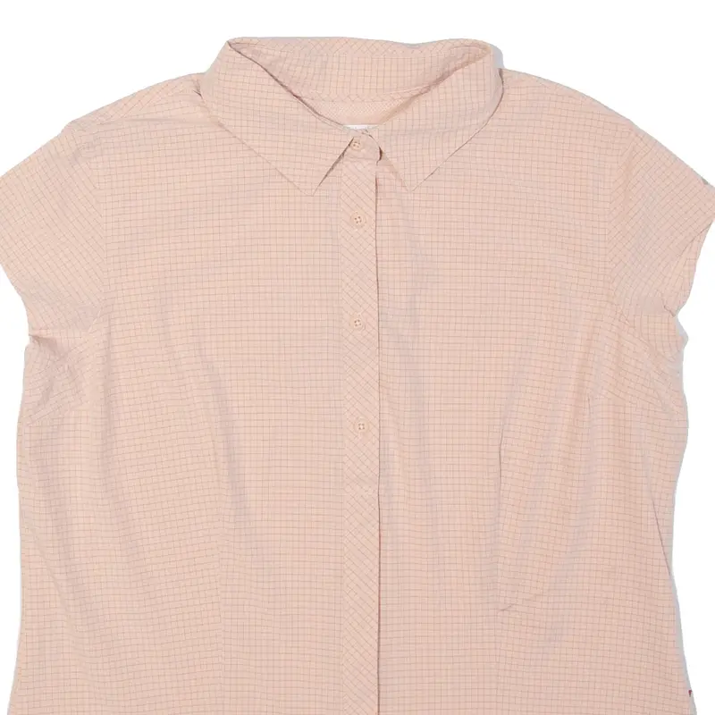Columbia Womens Flannel Shirt Pink Plaid Xl 2