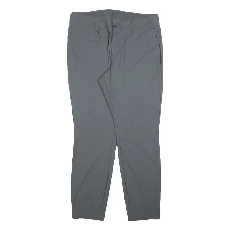 Columbia Womens Grey Slim Tapered Trousers W34 L30 Polyester Outdoor Zip 1
