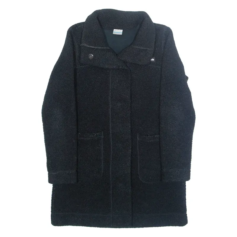 Columbia Womens Overcoat Jacket Black M 1