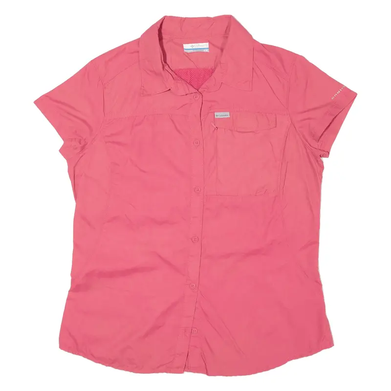 Columbia Womens Plain Shirt Pink M 1