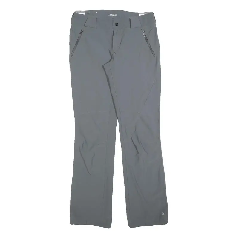 Columbia Womens Polyester Grey Regular Straight Trousers W30 L32 Outdoor Hiking 1