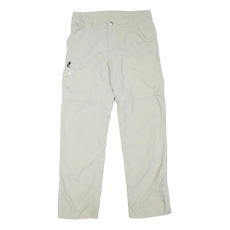 Columbia Womens Regular Beige Polyester Blend Zip Trousers W31 L30 Outdoor 1