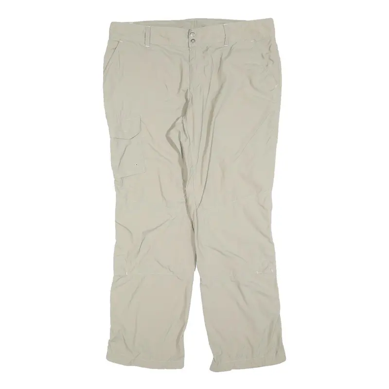 Columbia Womens Regular Beige Polyester Blend Zip Trousers W36 L30 Outdoor 1