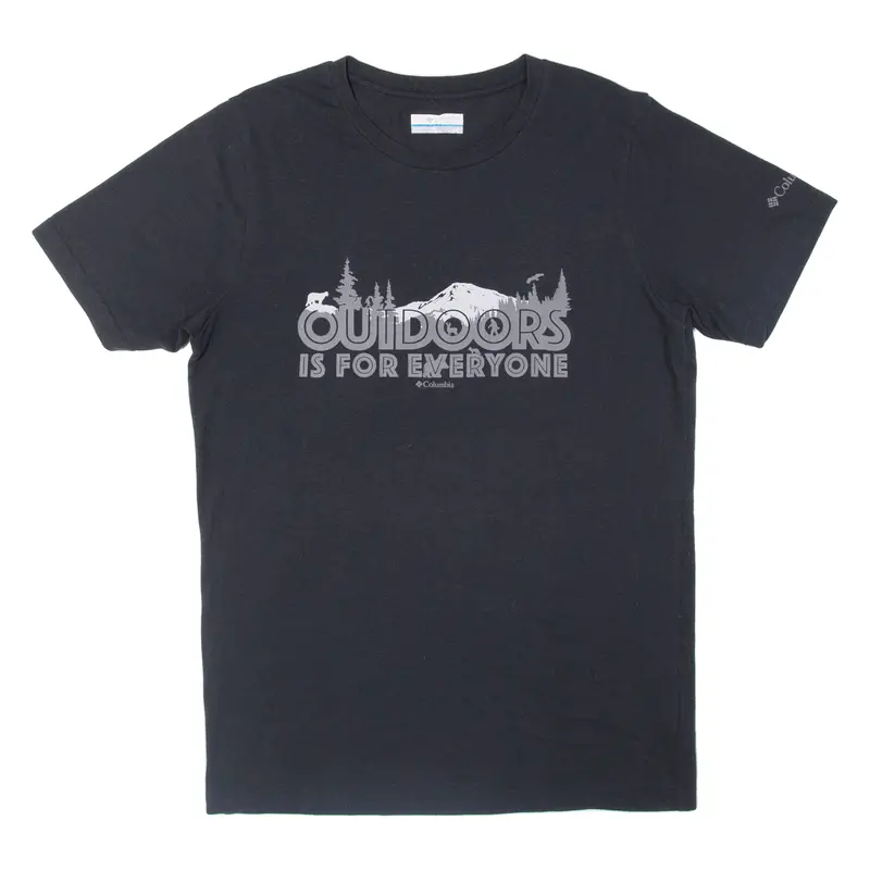 Columbia Womens T-Shirt Black S 1