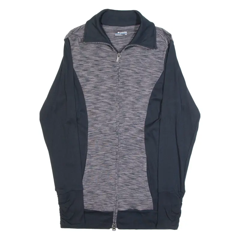 Columbia Womens Track Jacket Grey M 1