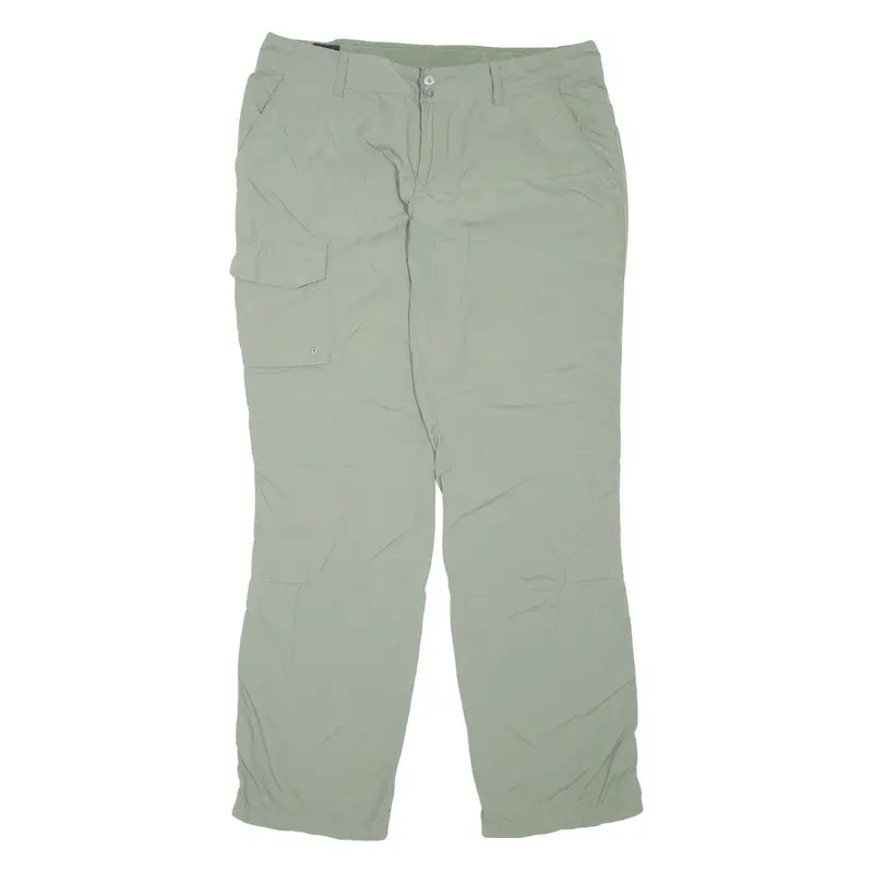 Columbia Womens Trousers Green Regular Straight Nylon W34 L32 1