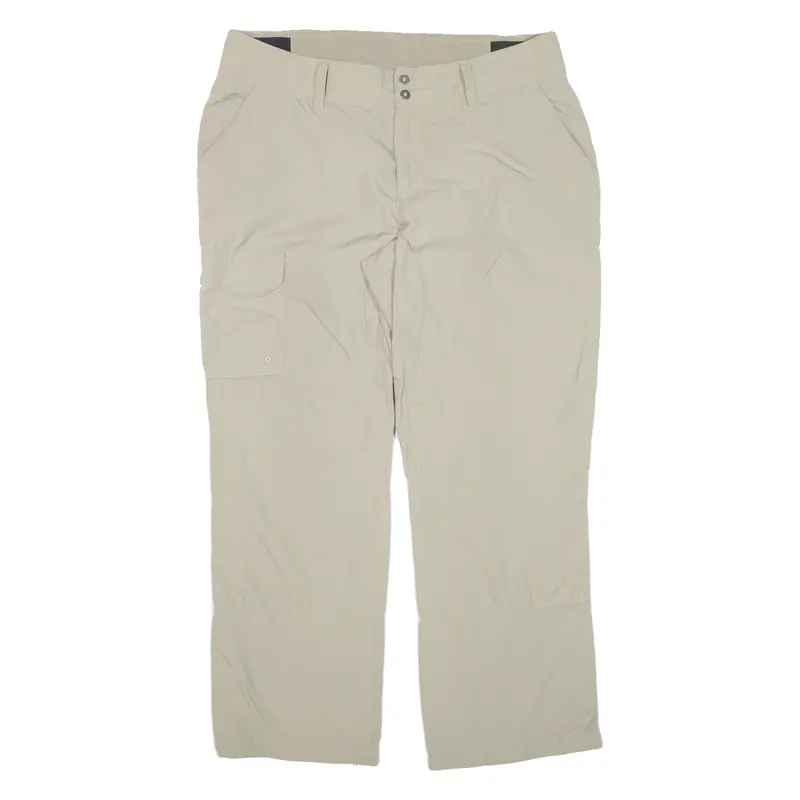 Columbia Womens Trousers Green Relaxed Straight Nylon W34 L26 1