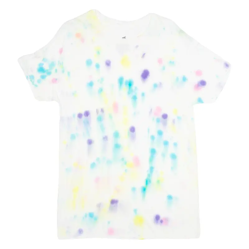 Comfort Soft Womens Tie Dye T-Shirt White M 1