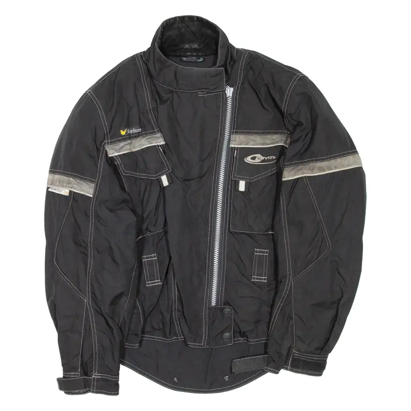 Comp Mens Motorcycle Jacket Black L 1
