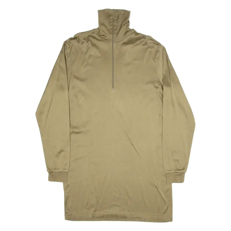 Confidence In Textiles Mens Sweatshirt Green 1/4 Zip M 1