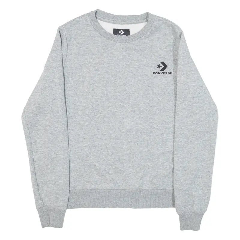 Converse Womens Sweatshirt Grey S 1
