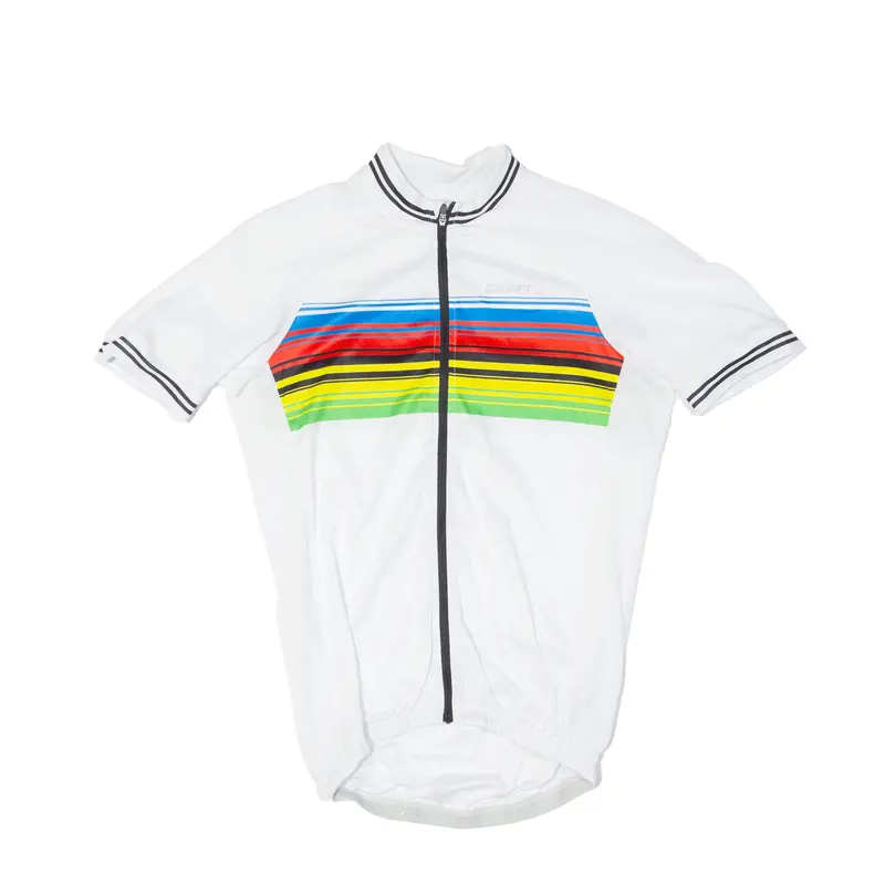 Craft Cycling Full Zip Mens Jersey White S 1