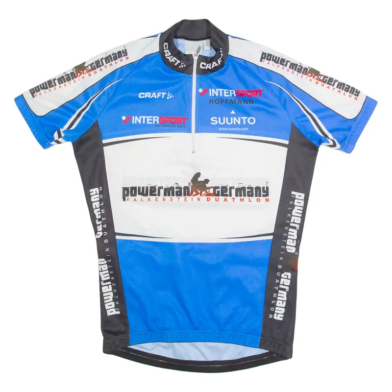 Craft Cycling Mens Jersey Blue 1/4 Zip Xs 1