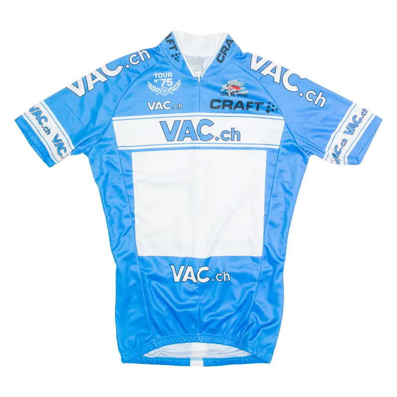 Craft Cycling Zip Up Mens Jersey Blue High Neck Xs 1
