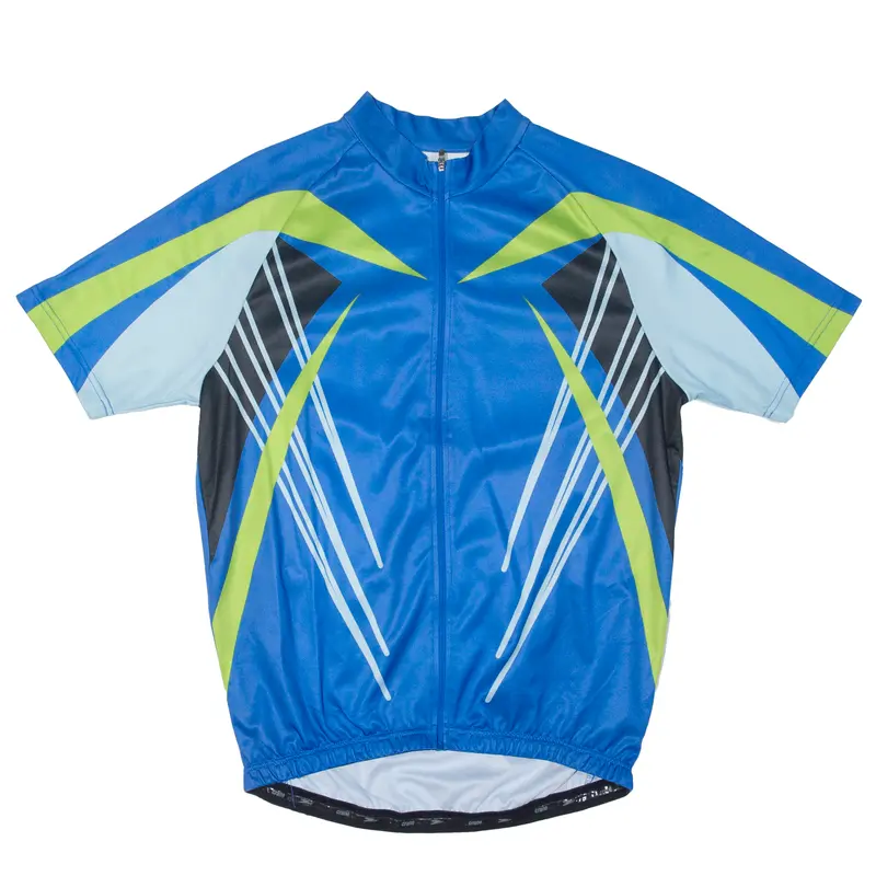 Crane Cycling Full Zip Mens Jersey Blue 2Xl 1