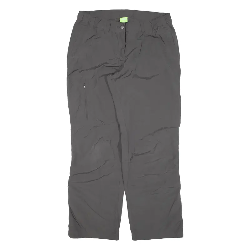 Crane Womens Trousers Grey Loose Straight W32 L30 1