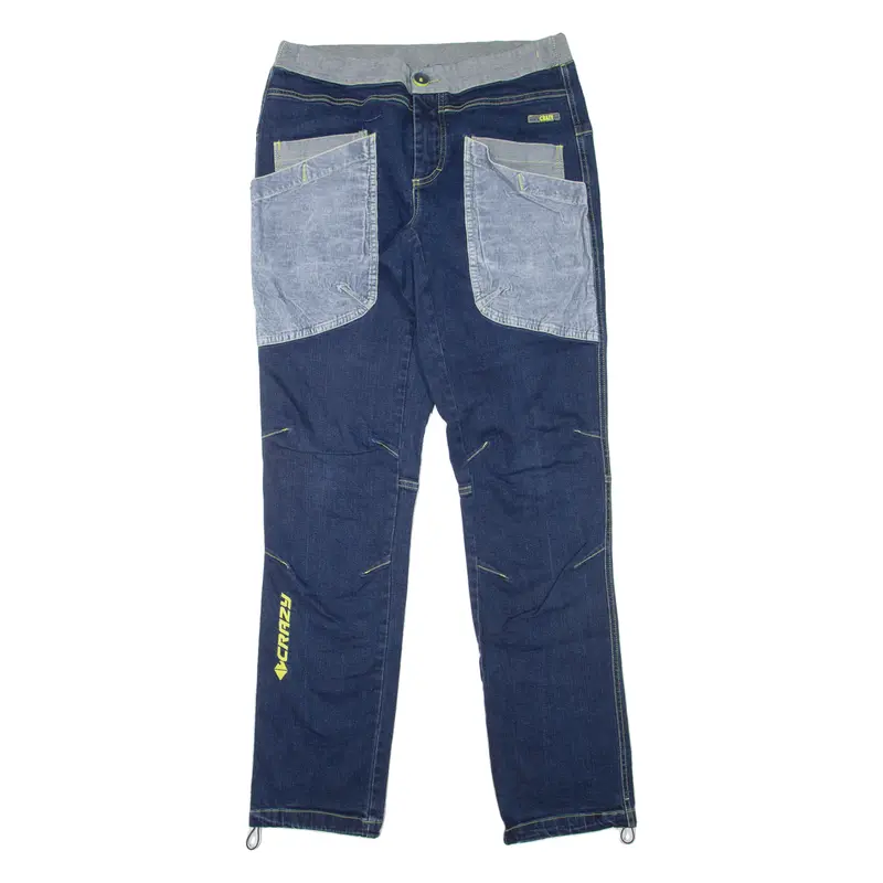 Crazy Womens Jeans Blue Regular Straight W32 L34 1