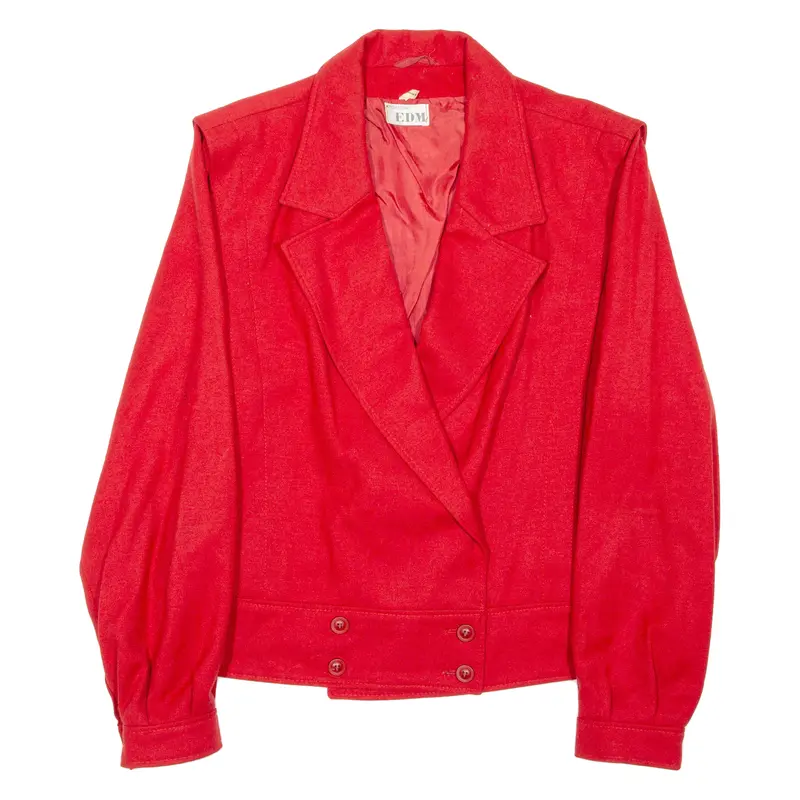 Creations Edm Womens Blazer Coat Red S 1