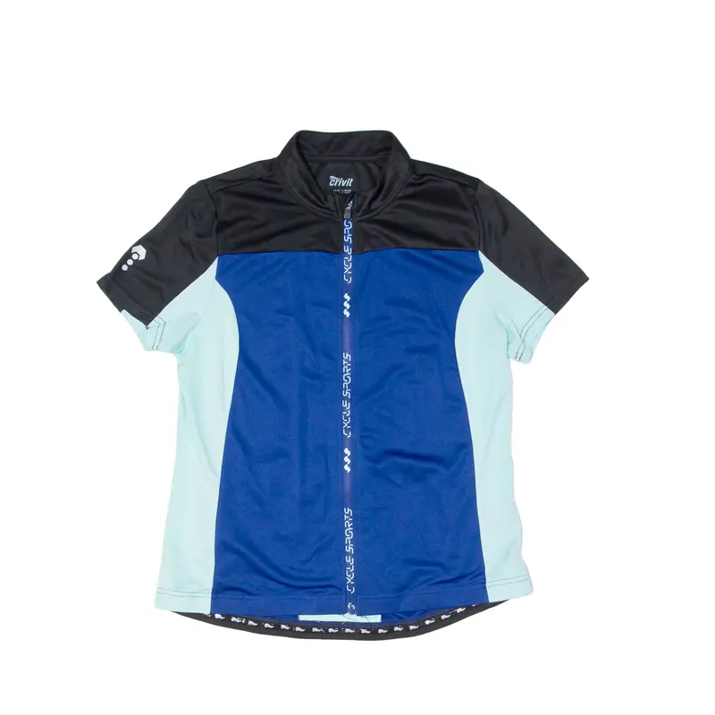 Crivit Cycling Full Zip Womens Jersey Blue L 1