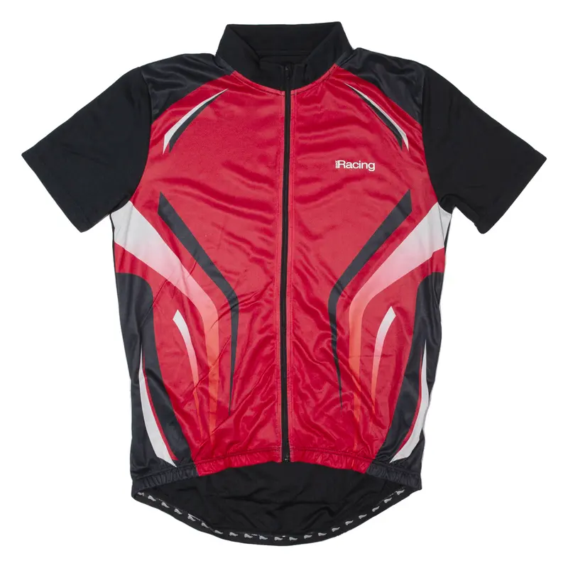 Crivit Cycling Shirt Full Zip Mens Jersey Red L 1