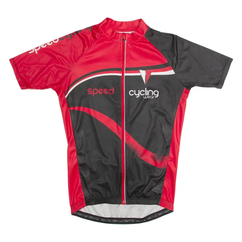 Crivit Cycling Zip Up Mens Jersey Black High Neck M 1