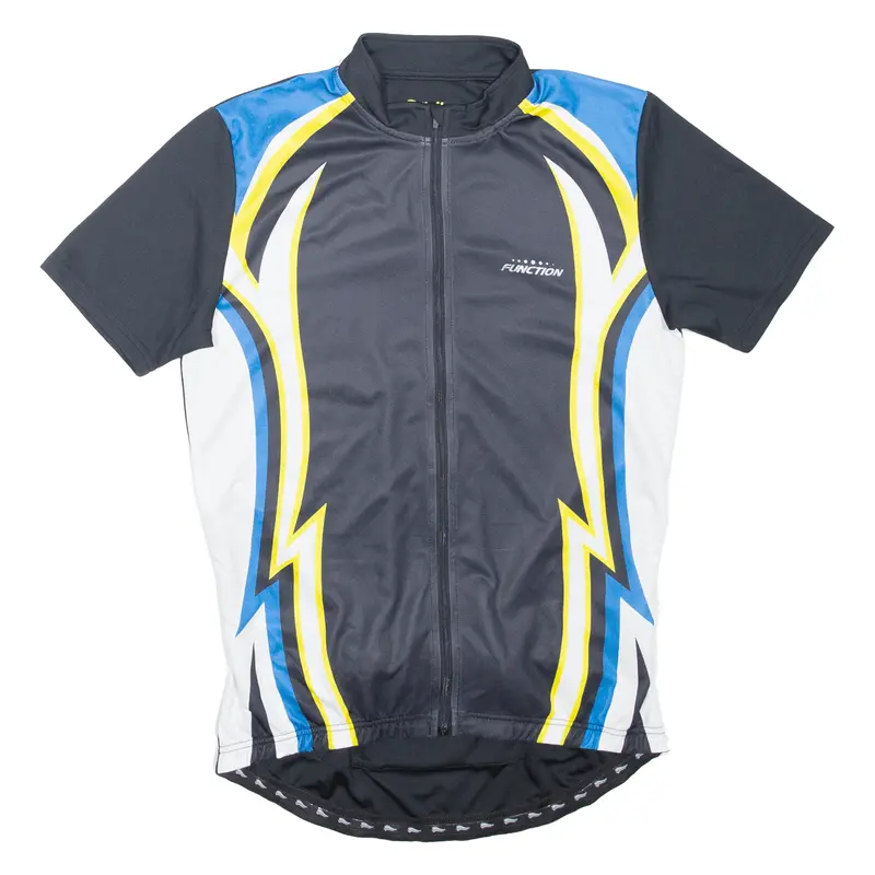 Crivit Full Zip Cycling Shirt Mens Jersey Black M 1