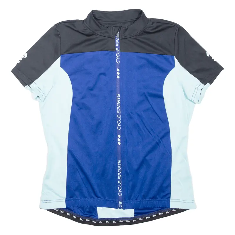 Crivit Full Zip Cycling Shirt Mens Jersey Blue L 1