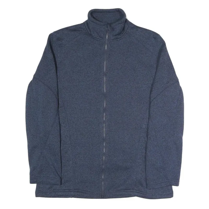Crivit Mens Blue Polyester Blend Zip Jacket Xl Casual Outdoor Lightweight Layer 1