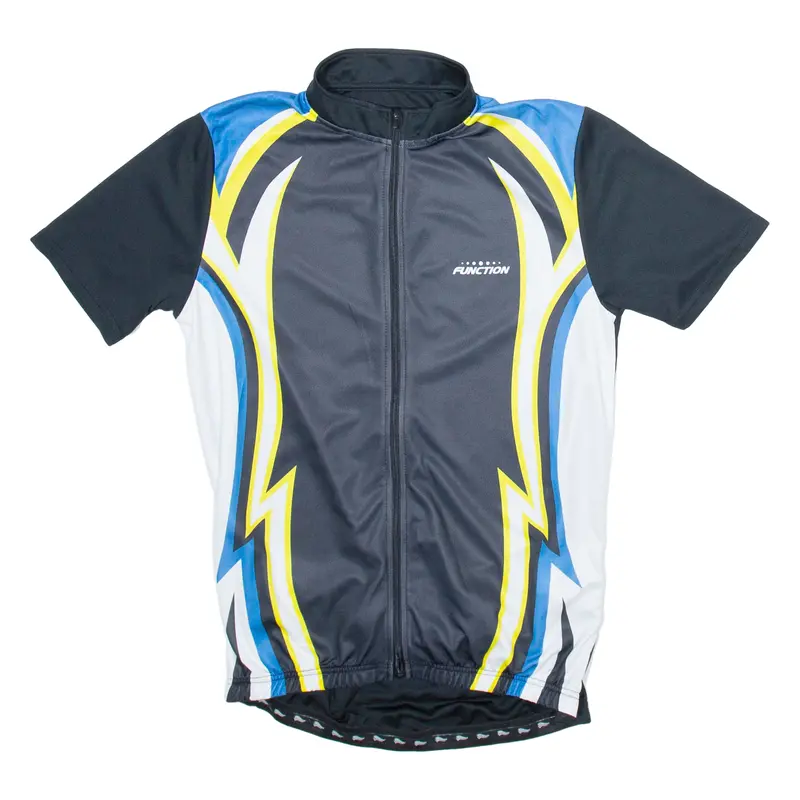 Crivit Sports Full Zip Cycling Mens Jersey Black M 1