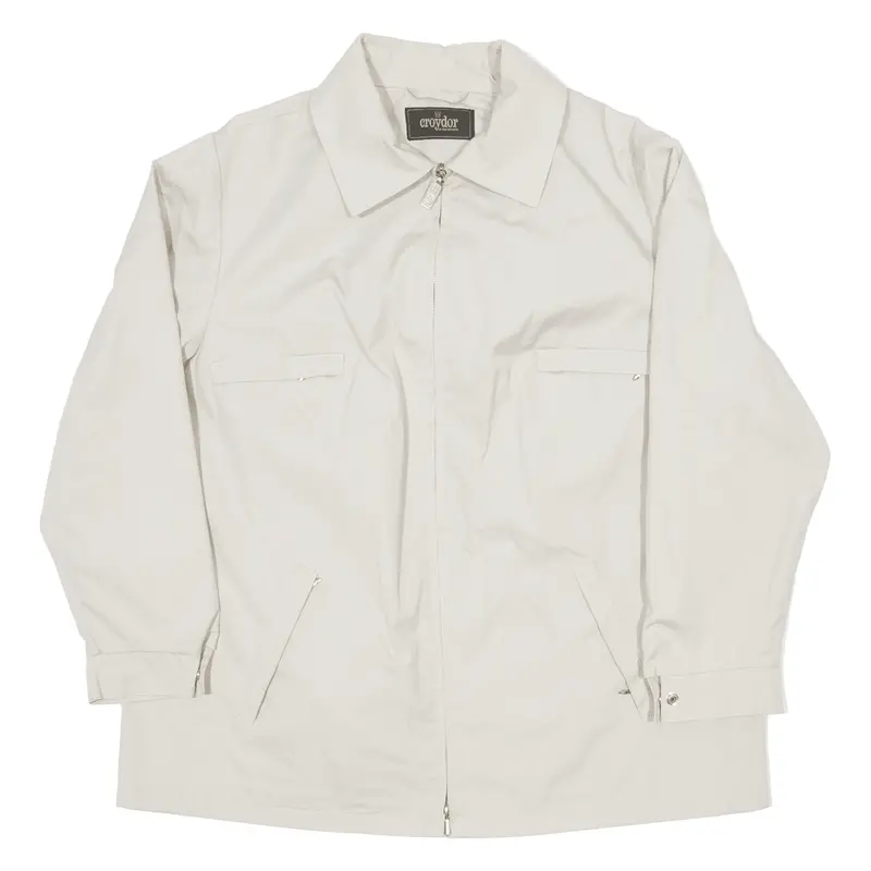 Croydor Womens Overcoat Jacket Beige M 1