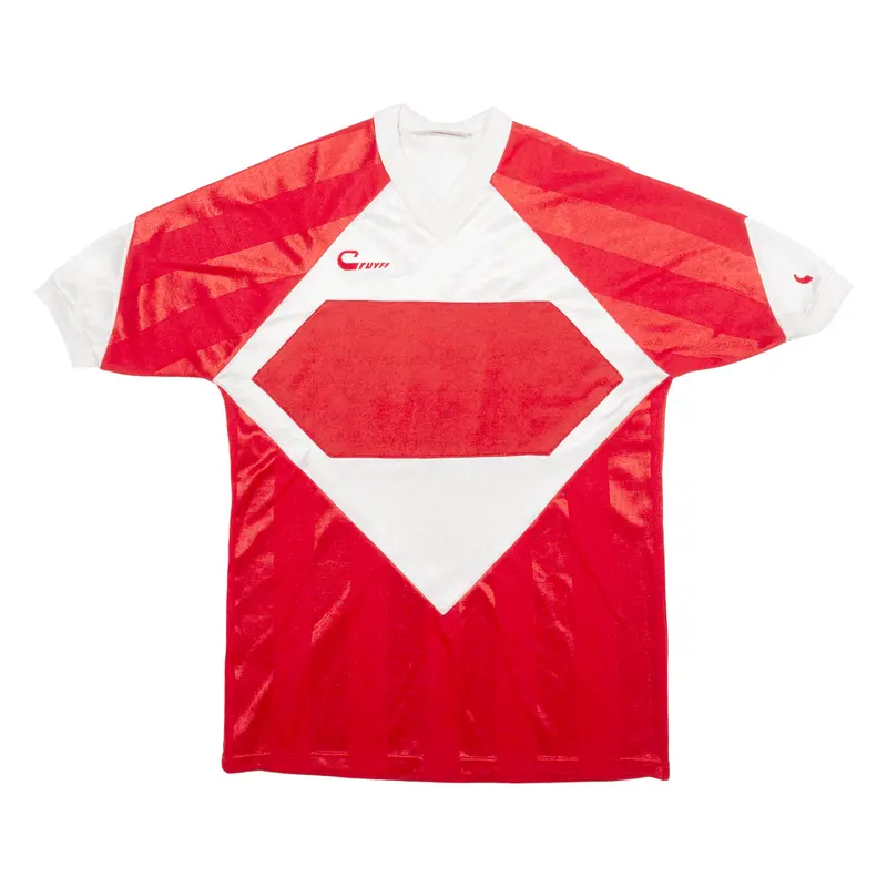 Cruyff Sports Mens Jersey Red V-Neck S 1