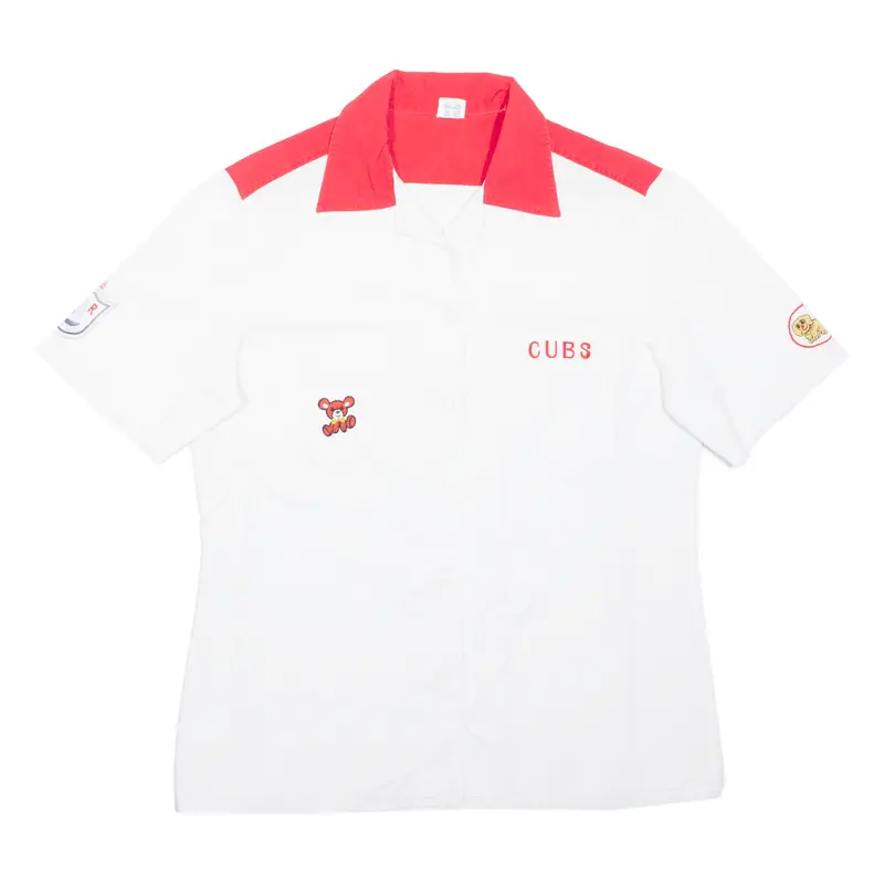 Cubs Womens Plain Shirt White S 1