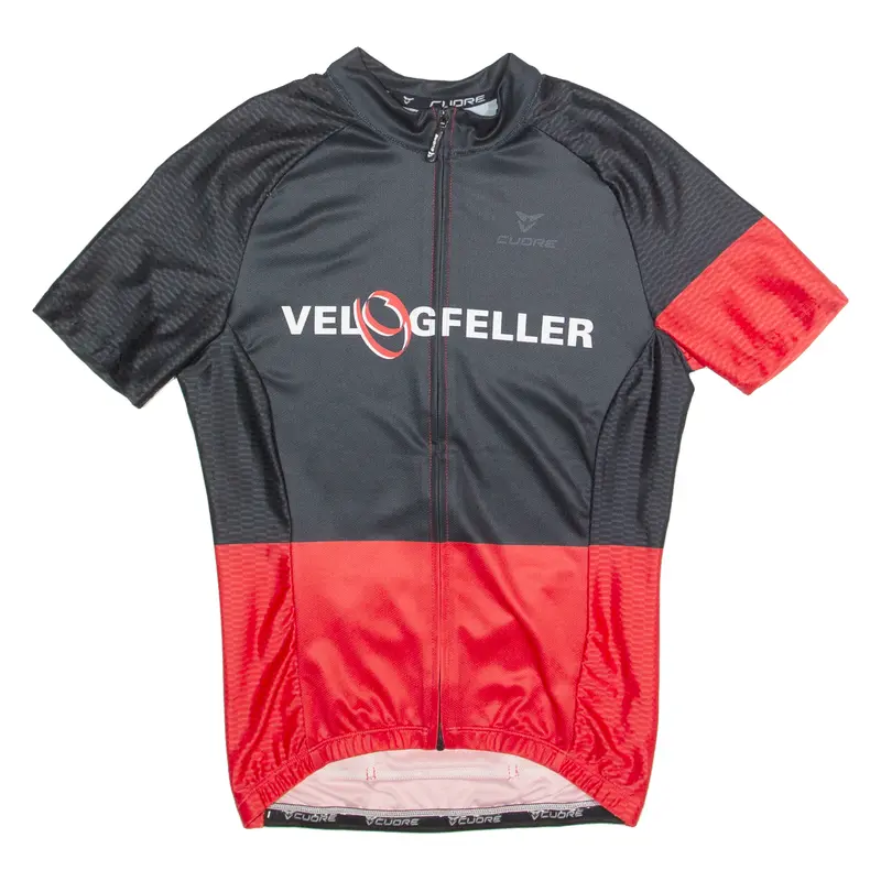 Cuore Cycling Zip Up Mens Jersey Black S 1