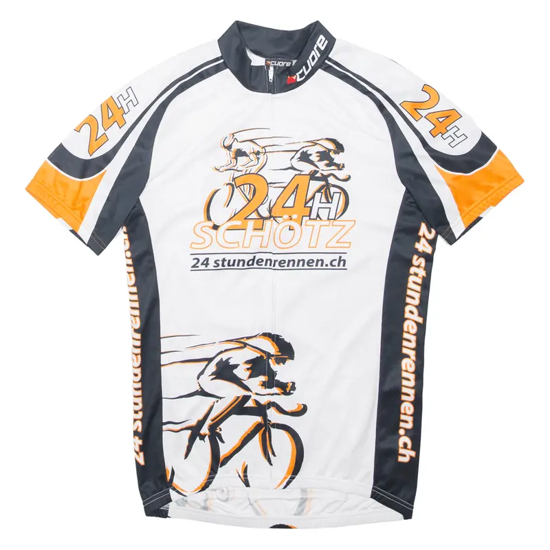 Cuore Full Zip Cycling Shirt Mens Jersey White M 1