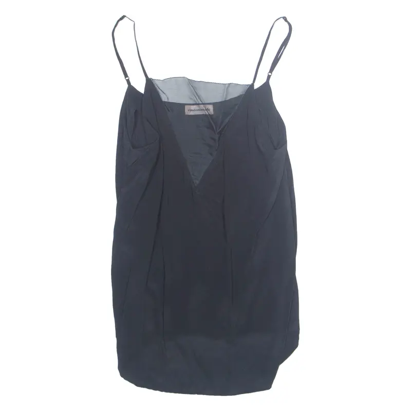 Custom Made Womens Camisole Top Black Sleeveless M 1