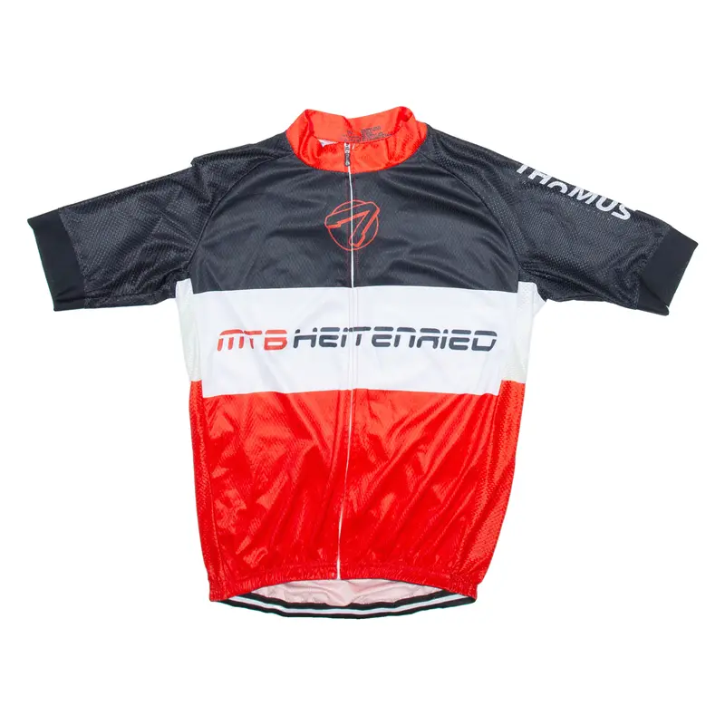 Cycling Full Zip Cycling Mens Jersey Red 2Xl 1