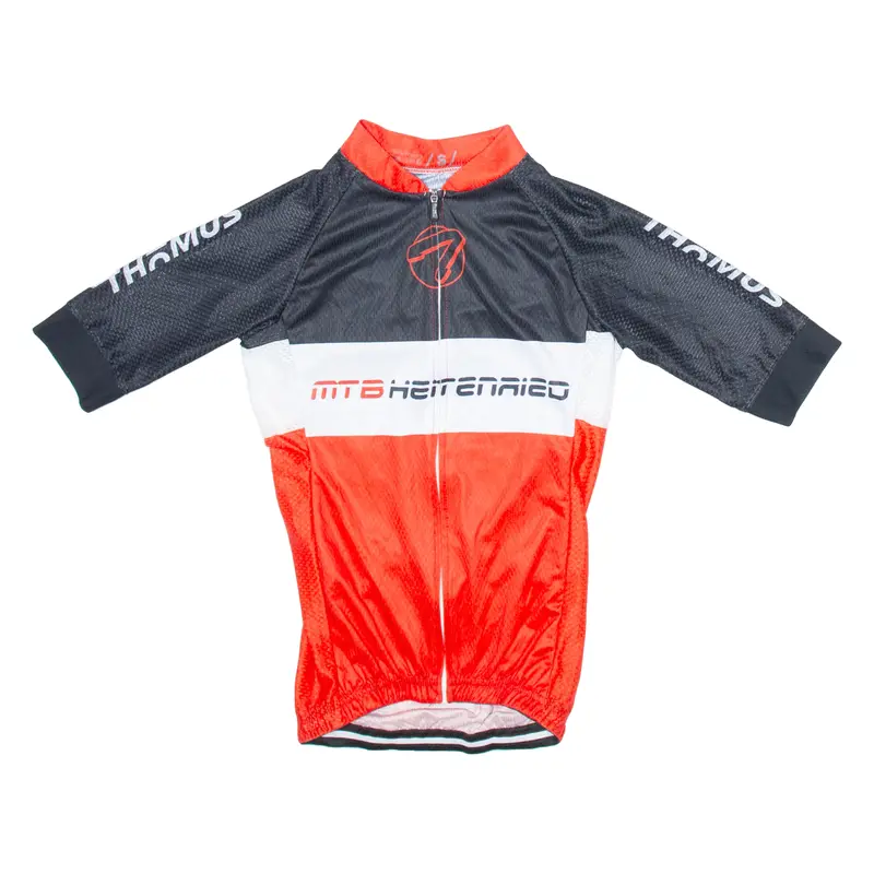 Cycling Full Zip Cycling Mens Jersey Red S 1