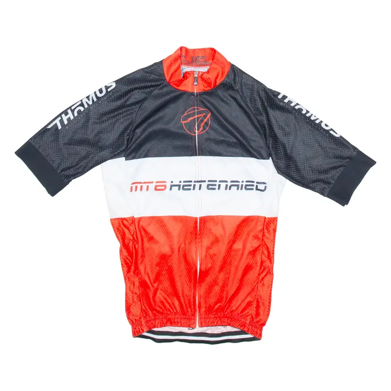 Cycling Full Zip Cycling Mens Jersey Red Xs 1