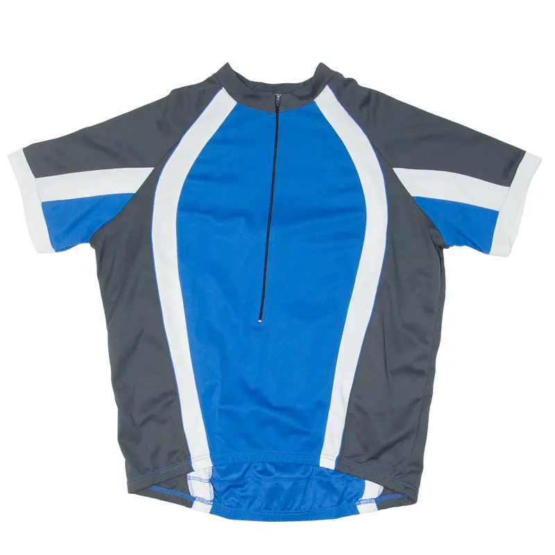 Cycling Full Zip Mens Jersey Blue Xl 1