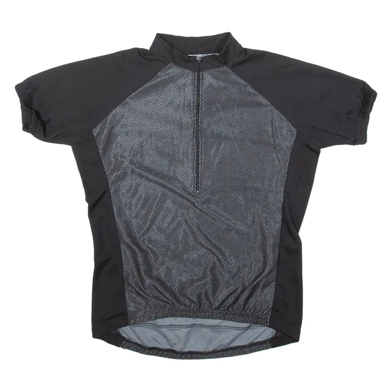 Cycling Shirt Womens Jersey Black 1/2 Zip Xl 1