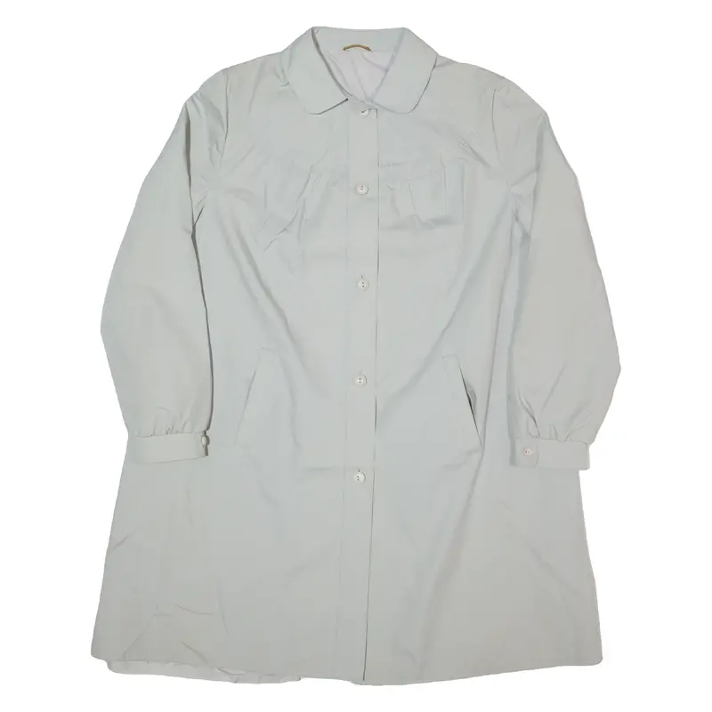Dannimac Womens Trench Coat Grey 90S M 1