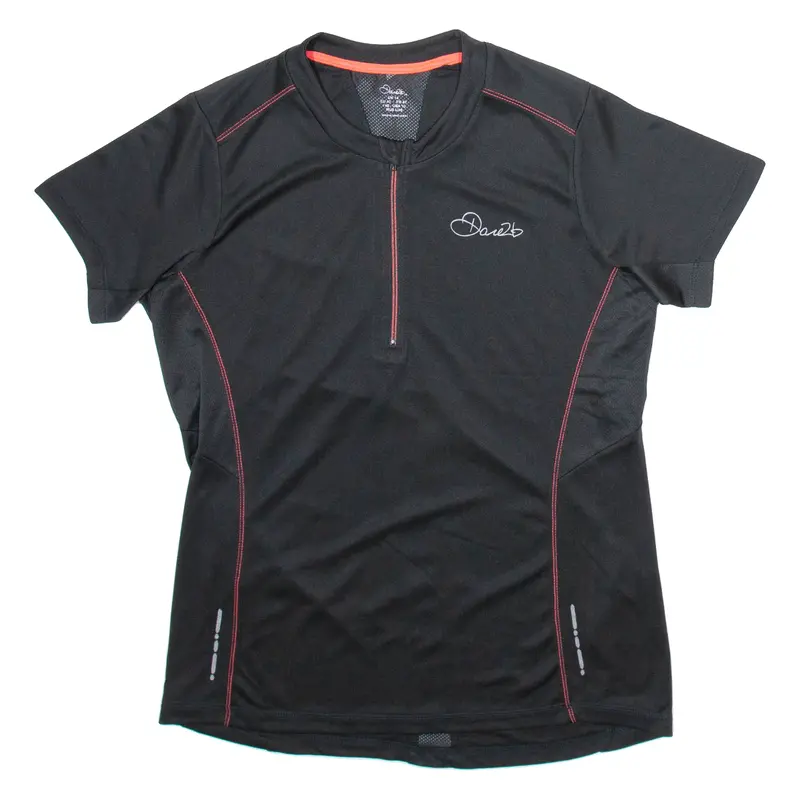 Dare2b Cycling Womens Jersey Black 1/4 Zip Uk 14 1
