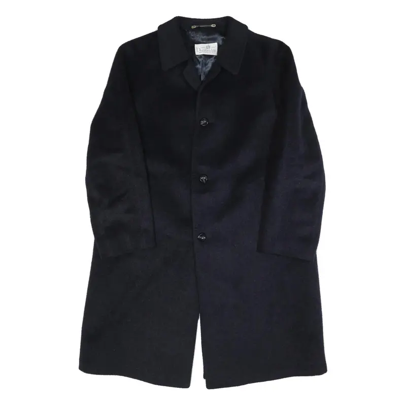 Darebridge Womens Black Wool Button Jacket L Woven Classic Tailored Outerwear 1