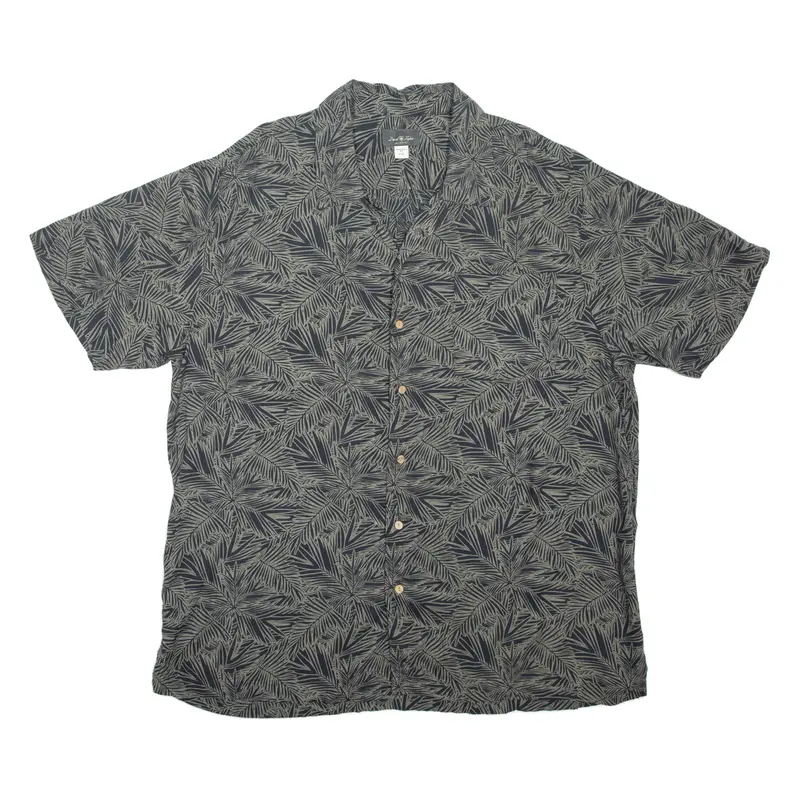 David Taylor Mens Shirt Green Crazy Pattern Xl 1