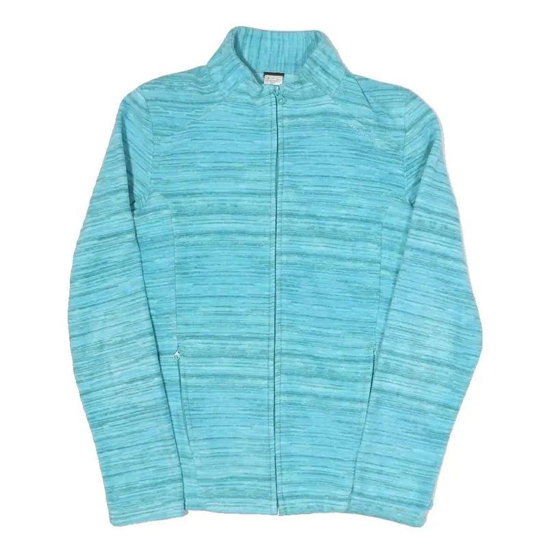 Decathlon Womens Blue Polyester Blend Zip Jacket S Athletic Outdoor Casual 1