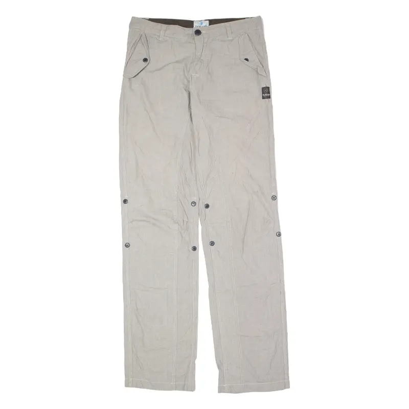 Deeluxe Mens Trousers Grey Regular Straight W32 L33 1