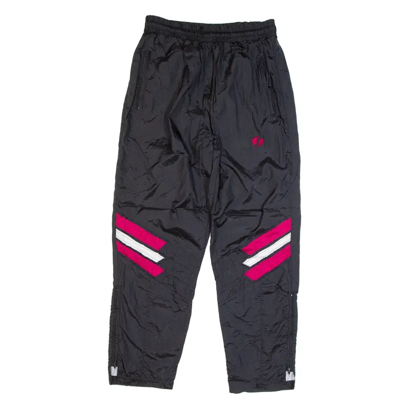 Deesse Mens Track Pants Black Straight M W30 L30 1
